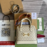 Side profile of signature elevated women's handbag – women's statement bag