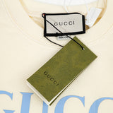 Full styled look of Gucci luxury clothing with relaxed-fit cut