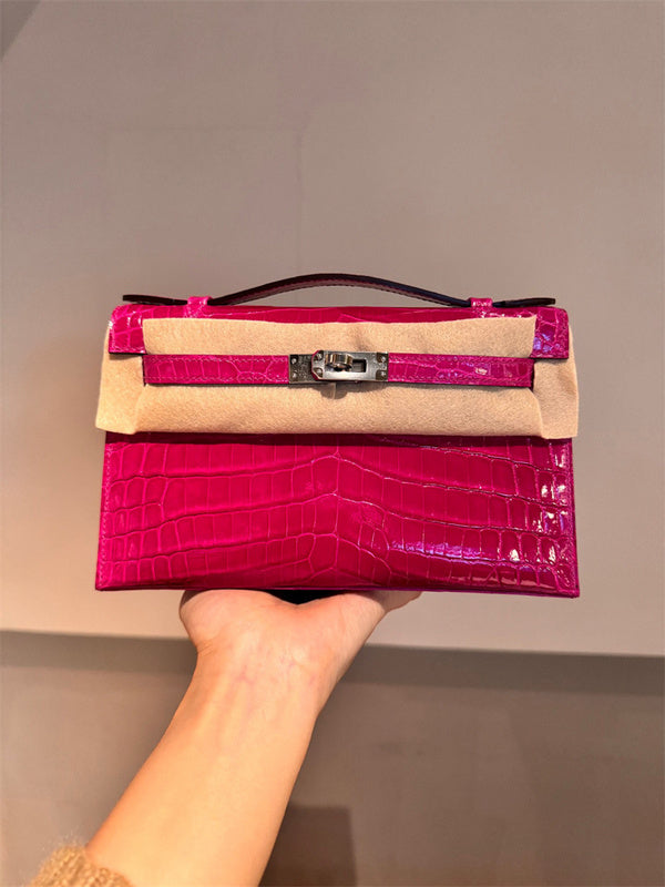 Close-up detail of elegant bag design