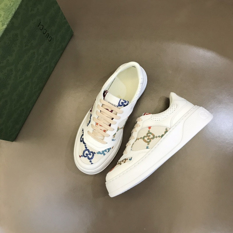Gucci crisp white luxury sneakers view 9 cushioned comfort fit