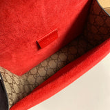 Side profile of signature statement women's handbag – women's luxury handbag