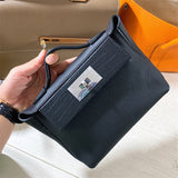  Clean-Lined tote bag carried on shoulder 16