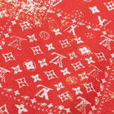 Full styled look of Louis Vuitton luxury clothing with signature branding