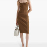 Prada premium dresses detail and craftsmanship close-up
