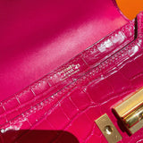 Close-up detail of understated bag design