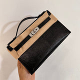  Contemporary crossbody bag carried on shoulder
