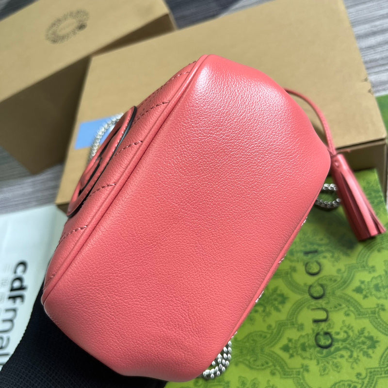 Styled lifestyle shot of modern refined women's handbag – women's luxury accessory