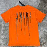 Amiri luxury t-shirt detail shot