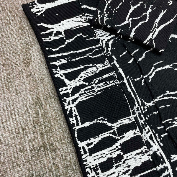 Close-up of Amiri hoodie craftsmanship