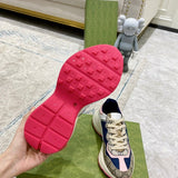 Side profile of Gucci crisp white sneakers everyday casual design
