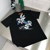 Front view of Louis Vuitton cotton t-shirt with label-forward styling