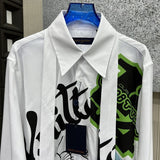 Close-up detail shot of Louis Vuitton luxury clothing with streetwear-inspired cut