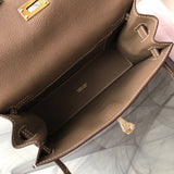 Close-up detail of sleek bag design