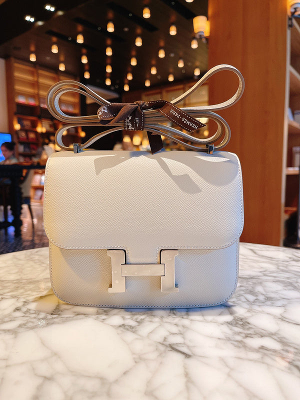 Close-up detail of refined bag design