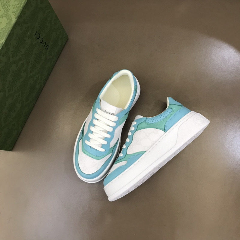 Gucci fresh white-and-black luxury sneakers view 9 sleek tonal finish