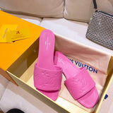 Louis Vuitton Tan Loafer Flats - Detail Shot of Craftsmanship