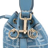 Close-up of Fendi clothing hardware and fine stitching