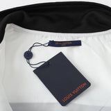 Side profile of Louis Vuitton luxury clothing with relaxed-fit cut