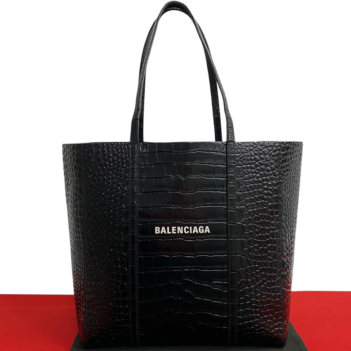 Balenciaga women's tote bag Black luxury designer leather