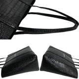 Balenciaga authentic luxury tote bag Black leather craftsmanship