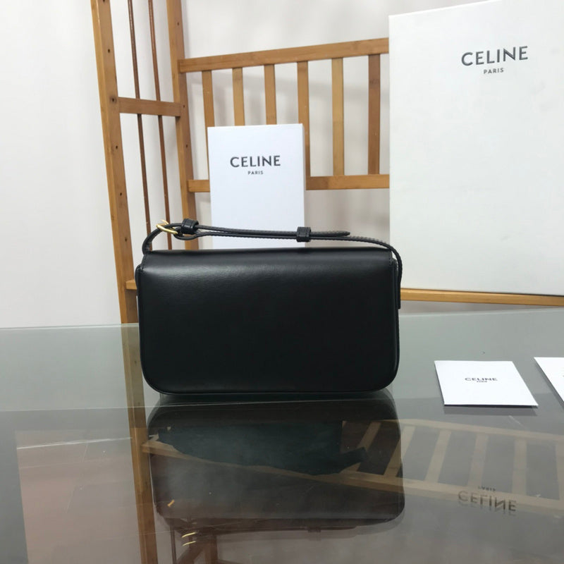 Front view of chic sleek women's handbag – women's statement bag