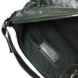 Balenciaga authentic luxury handbag Black leather craftsmanship
