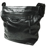Balenciaga women's handbag Black luxury designer leather