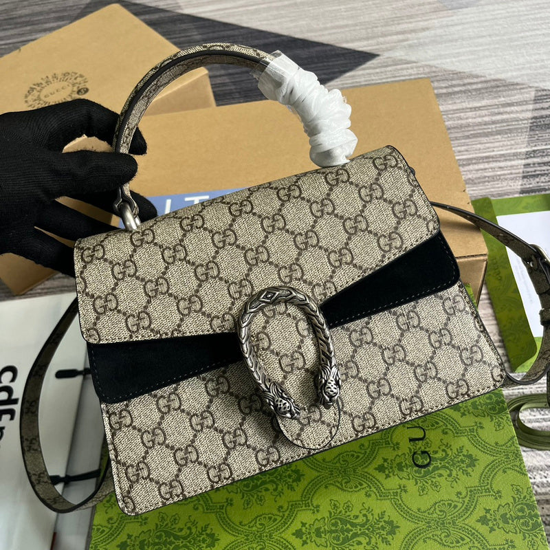 Back view of signature premium women's handbag – women's designer-style accessory