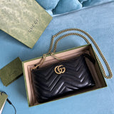Side profile of structured elevated women's handbag – women's luxury accessory