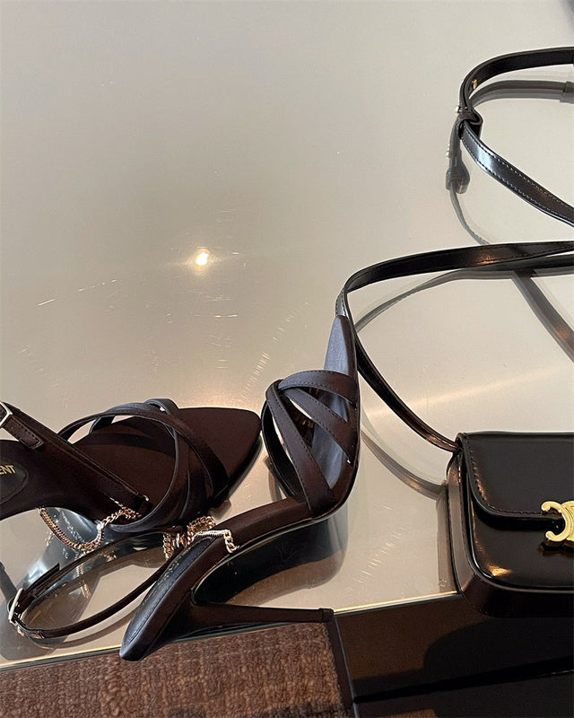 Saint Laurent luxury shoes detail view — premium authentic designer style
