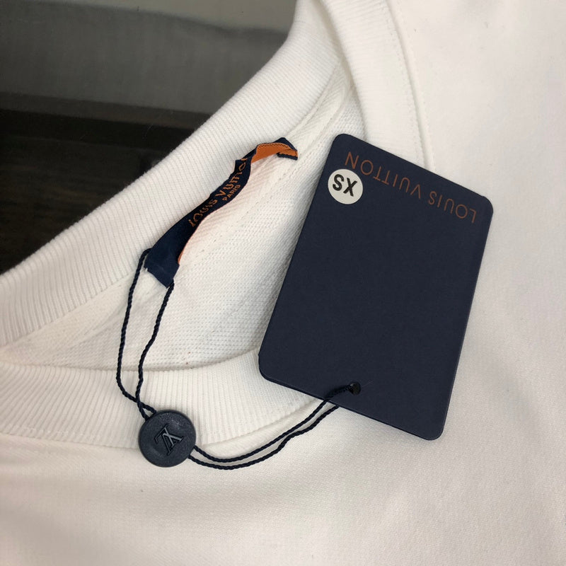 Full styled look of Louis Vuitton luxury clothing with relaxed-fit cut