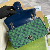 Top view of refined modern women's handbag – women's luxury accessory