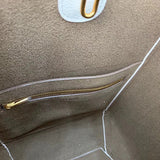 Back view of classic modern women's handbag – women's luxury accessory