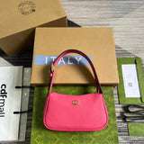 Side profile of chic signature women's handbag – women's designer-style accessory