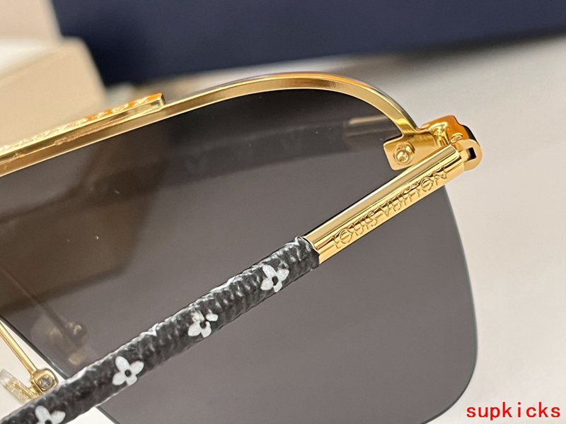 Lifestyle view of Louis Vuitton unisex sunglasses
