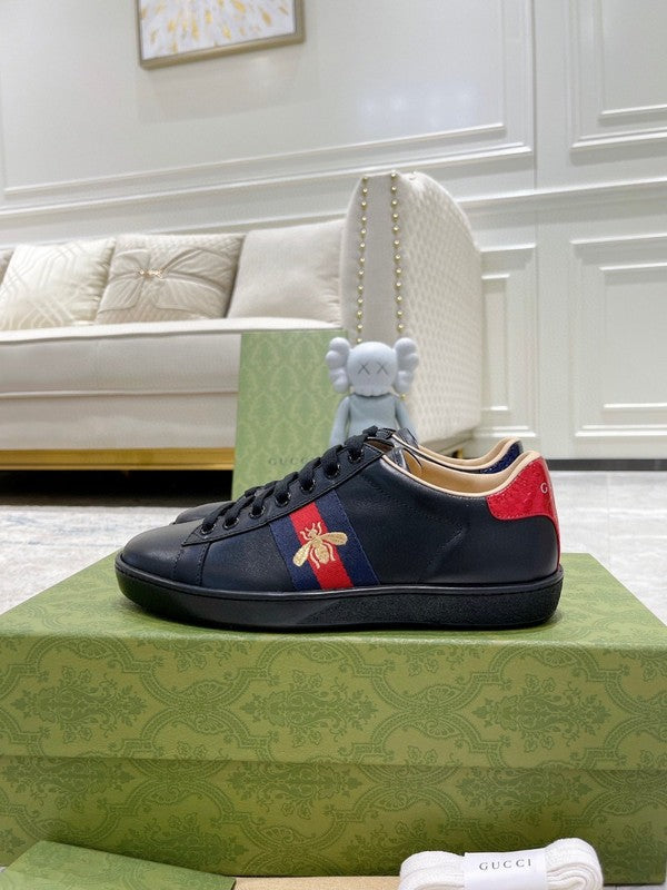Gucci two-tone luxury sneakers view 7 minimalist modern build
