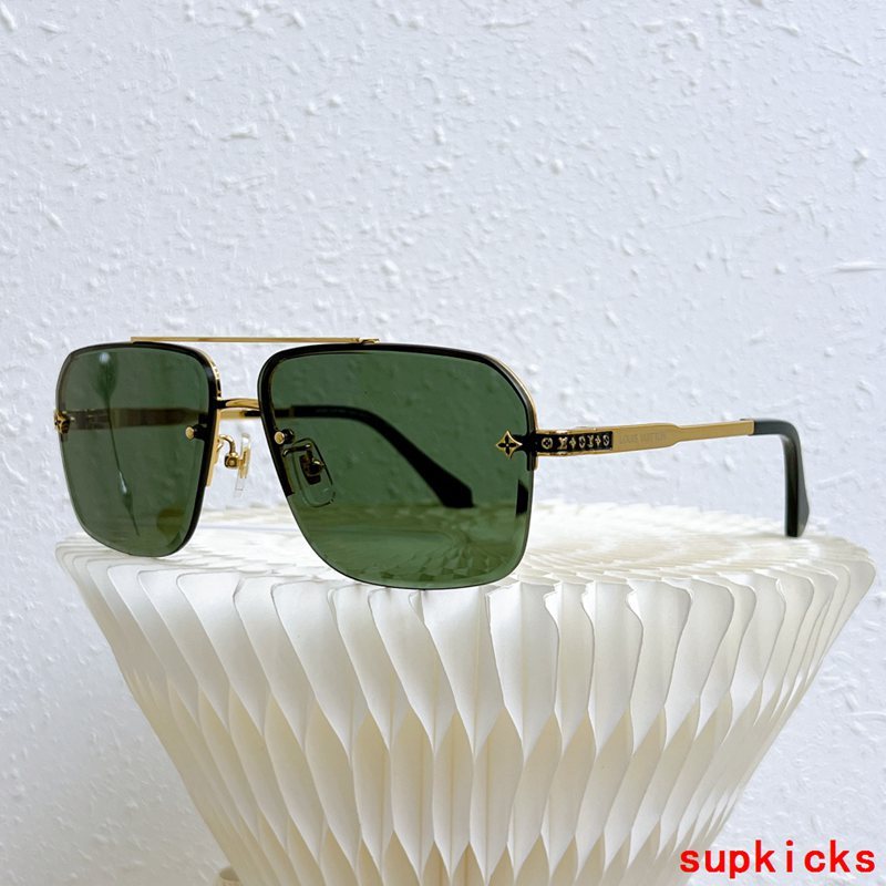 Angled view of Louis Vuitton unisex sunglasses