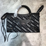 Modern Premium PU Leather Handbag - Statement Silhouette | Women's Premium Handbag #965 - close-up detail shot (image 3) of designer-inspired handbag
