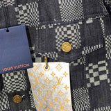 Front view of Louis Vuitton luxury clothing with contemporary cut