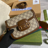 Side profile of structured statement women's handbag – women's luxury accessory