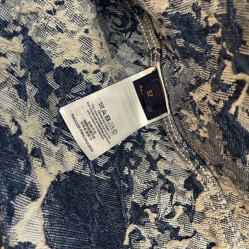 Side profile of Louis Vuitton luxury clothing with streetwear-inspired cut