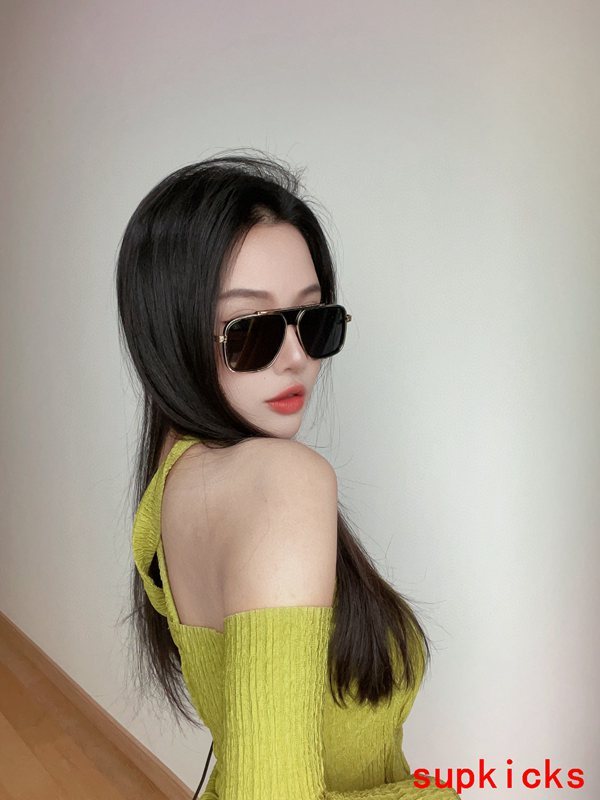 Lifestyle view of Louis Vuitton unisex sunglasses