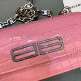 Statement Vegan Leather Handbag - Smooth Faux-Leather Exterior | Women's Premium Handbag #415 - interior view (image 6) of designer-inspired handbag