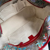 Close-up detail of premium statement women's handbag – women's designer-style accessory