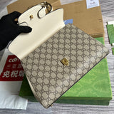 Close-up detail of everyday-luxe premium women's handbag – women's statement bag