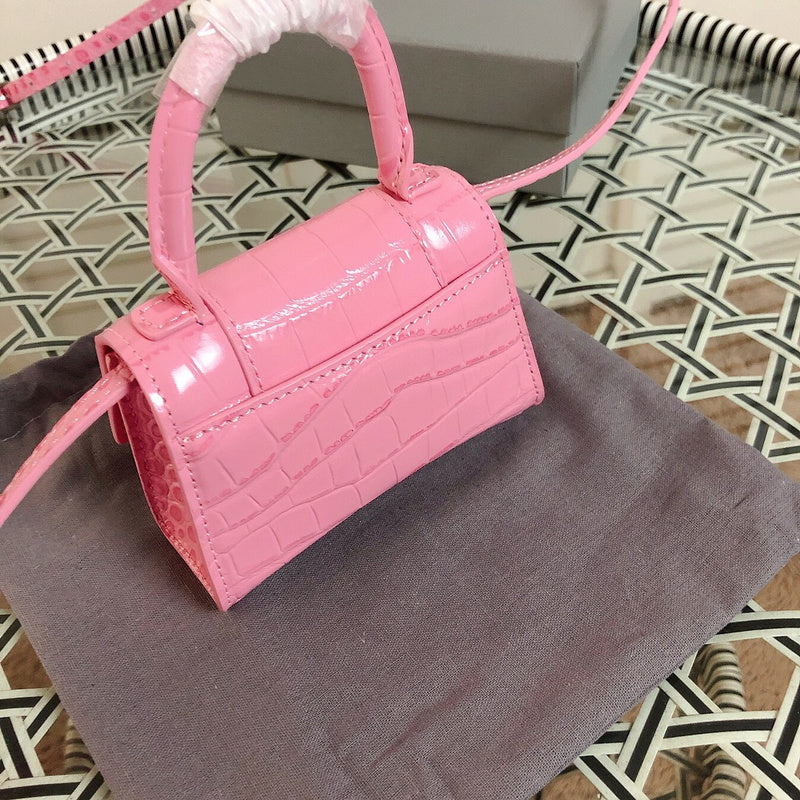 Top view of signature statement women's handbag – women's luxury handbag