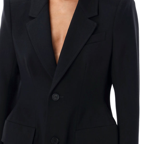 Balenciaga Jackets- BALENCIAGA Hourglass Women's Wool Blazer Premium Casual Designer Jacket