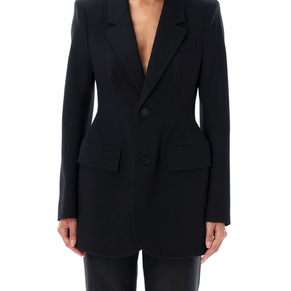 Balenciaga Jackets- BALENCIAGA Hourglass Women's Wool Blazer Premium Casual Designer Jacket