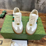 Gucci sneakers detailed view showing premium designer craftsmanship