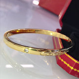 Angled view of Cartier unisex jewelry piece